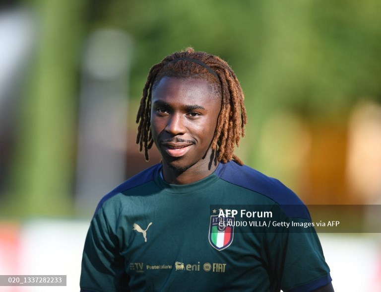 Penyerang anyar Juventus, Moise Kean (AFP/Claudio Villa)