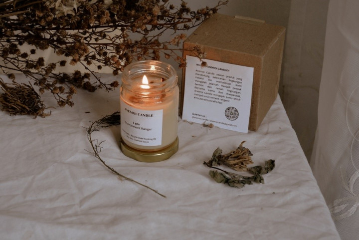 Mahasiswa Unsoed Ciptakan Lilin Aromaterapi dari Jelantah