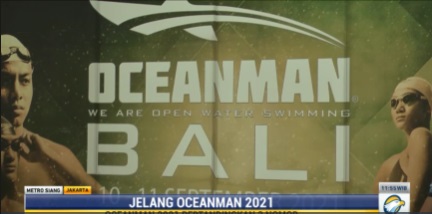 Kejuaraan renang terbuka internasional, Oceanman 2021, resmi membuka pendaftaran mulai hari ini hingga 5 September 2021.