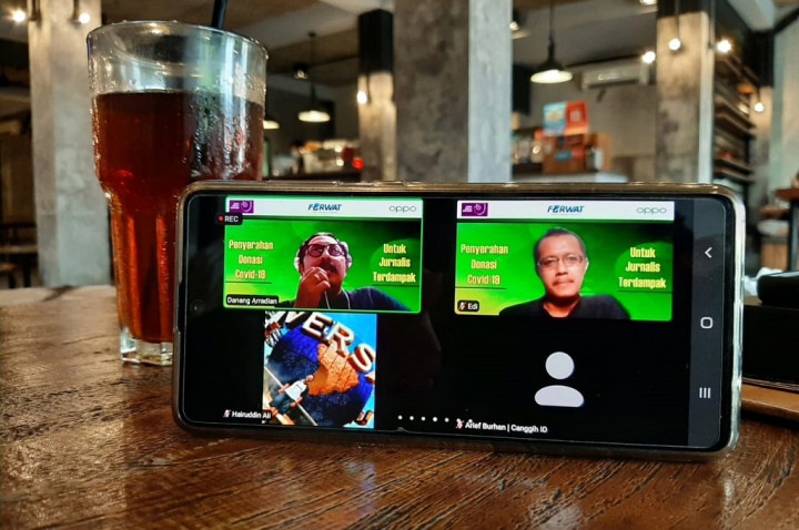 Forwat dan Oppo Salurkan Donasi Rp100 Juta  ke Jurnalis Terdampak Covid-19