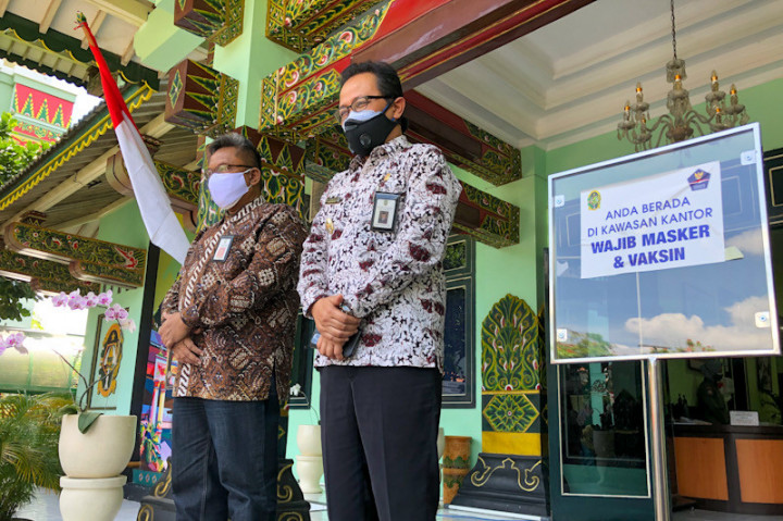 Kompleks Balai Kota Yogyakarta Jadi Kawasan Wajib Vaksin