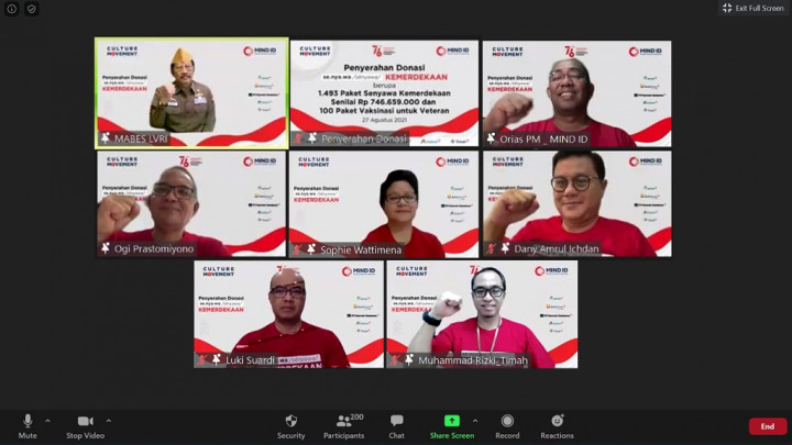 MIND ID Rayakan HUT ke-76 RI dengan SENYAWA Kemerdekaan