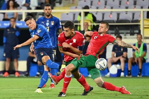 Kualifikasi Piala Dunia 2022: Italia Ditahan Imbang Bulgaria