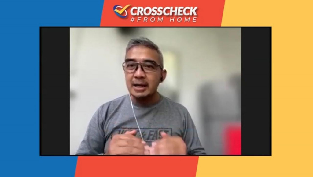 Anggota Komisi I DPR Muhammad Farhan dalam program Crosscheck #FromHome by Medcom.id, Minggu, 5 September 2021. Foto: Medcom.id