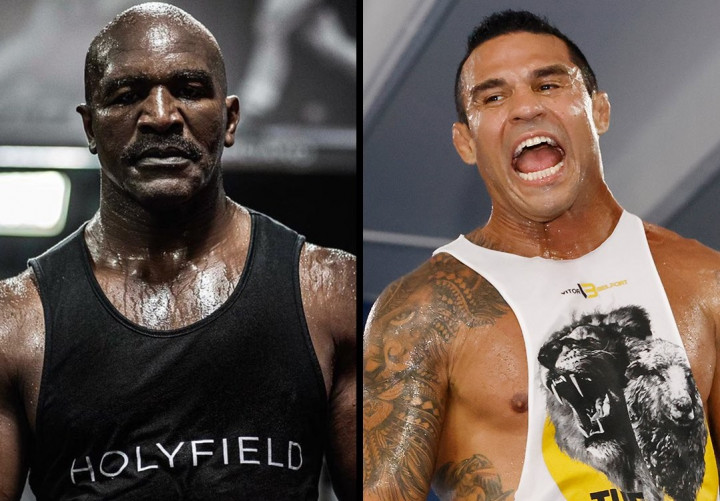 Evander Holyfield Gantikan Oscar De La Hoya Hadapi Vitor Belfort
