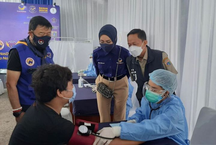 Garda Pemuda NasDem Bantu Vaksinasi 2,7 Juta Warga DKI