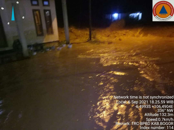 Tak Ada Korban Jiwa dalam Banjir Bandang Kabupaten Bogor