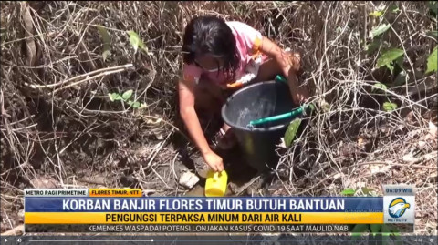 Korban Banjir Bandang di Flores Timur Kesulitan Dapat Air Bersih
