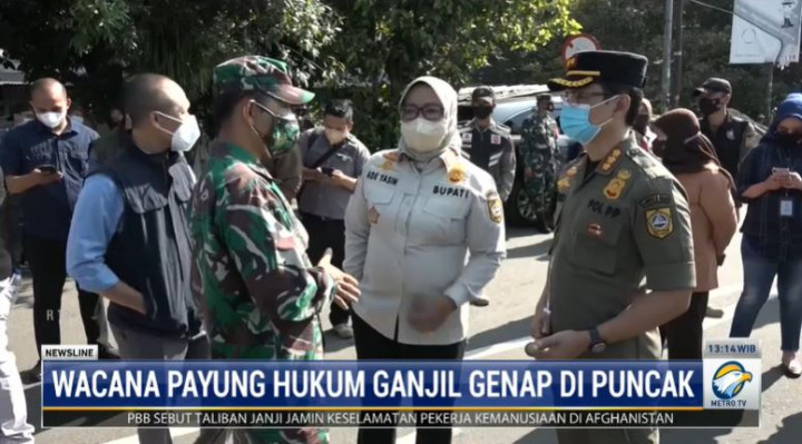 Ngebet Ingin ke Puncak, Pemalsu Pelat Ganjil Genap Ditangkap