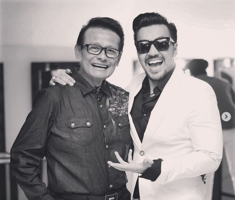 David Bayu bersama Koes Hendratmo (Instagram @davidbayudj)