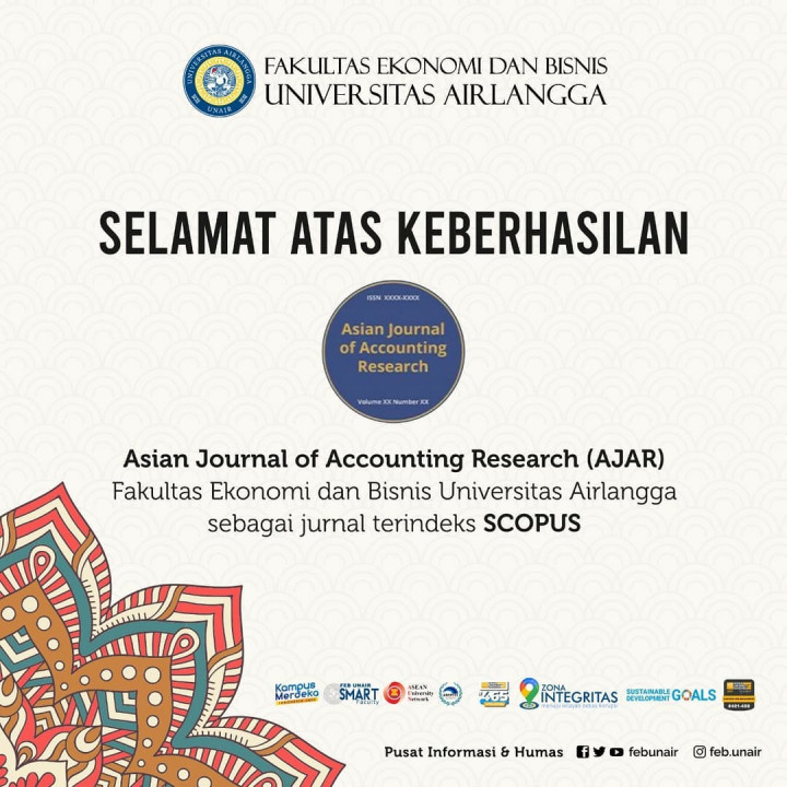 Jurnal AJAR Unair, Jurnal Akuntansi Terindeks Scopus Pertama di Indonesia