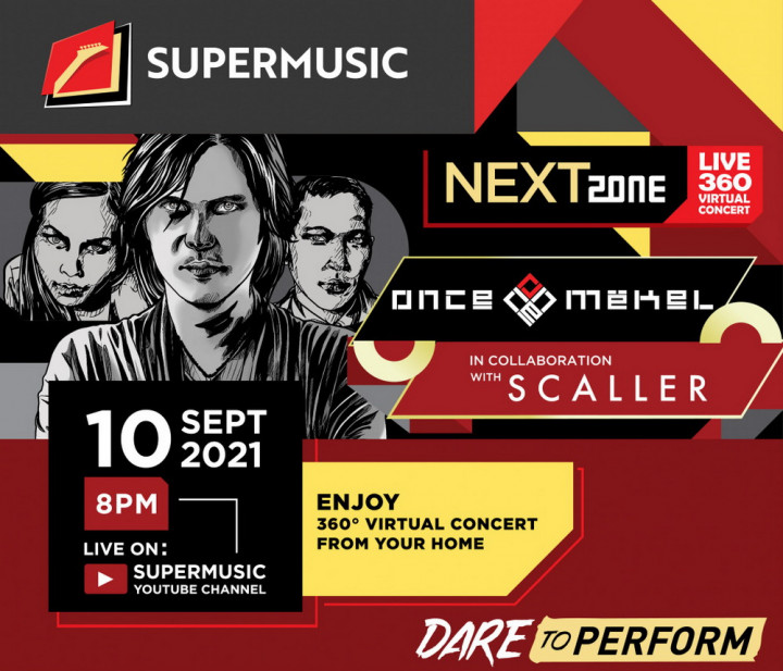 Konser Virtual Supermusic Nextzone Pertemukan Once Mekel dan Scaller