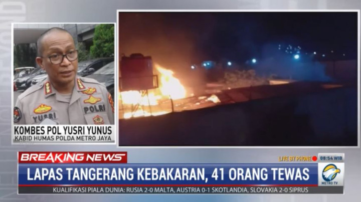 Saat Lapas Tangerang Terbakar, 13 Petugas Menjaga 2.069 Narapidana