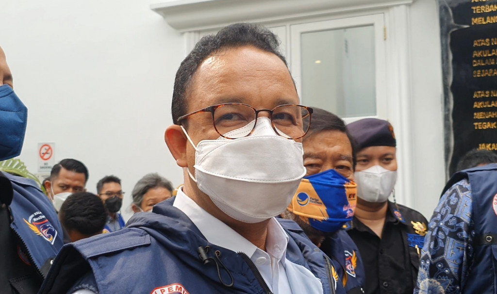 Gubernur DKI Jakarta Anies Baswedan di Kampus Akademi Bela Negara Partai NasDem, Jakarta Selatan, Kamis, 9 September 2021. Foto: Medcom.id/Fachri Audhia Hafiez