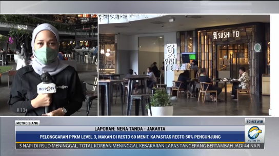 Durasi Makan di Resto Wilayah PPKM Level 3 Jadi 60 Menit, Ini Cara Mainnya
