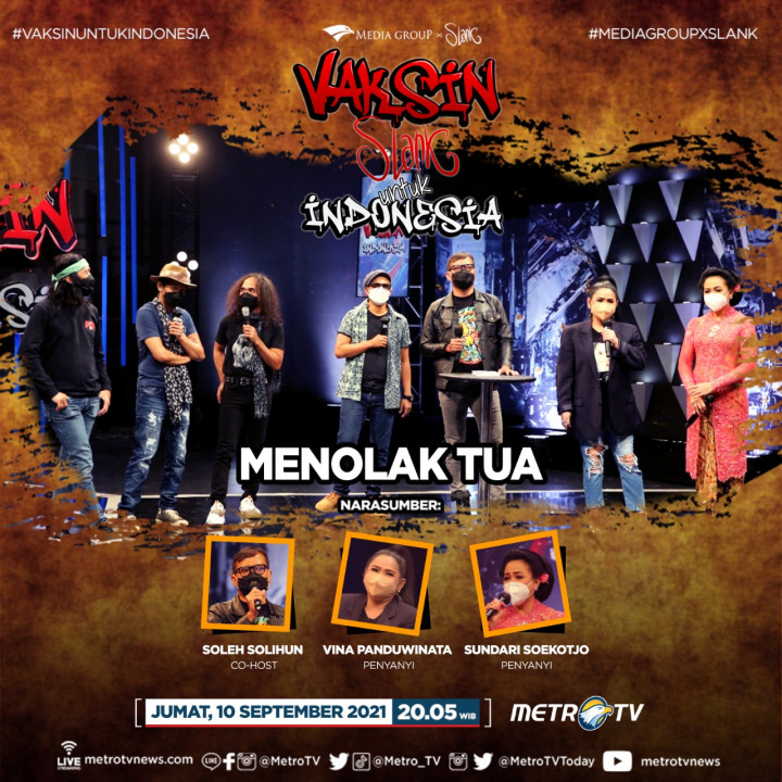 Slank Bawa Dua Penyanyi Senior di Acara Vaksin untuk Indonesia