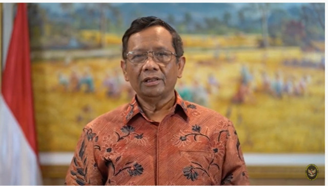 Menko Polhukam Mahfud MD/Medcom.id/Theo