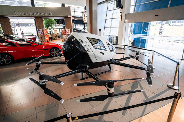 Taksi Terbang Ehang 216 Sudah Ada Di Indonesia, Begini Bentuknya