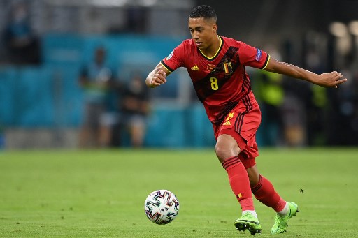 Youri Tielemans. (Matthias Hangst / POOL / AFP)