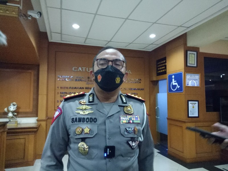 Direktur Lalu Lintas Polda Metro Jaya Kombes Pol Sambodo Purnomo Yogo. Medcom.id/Siti Yona Hukmana