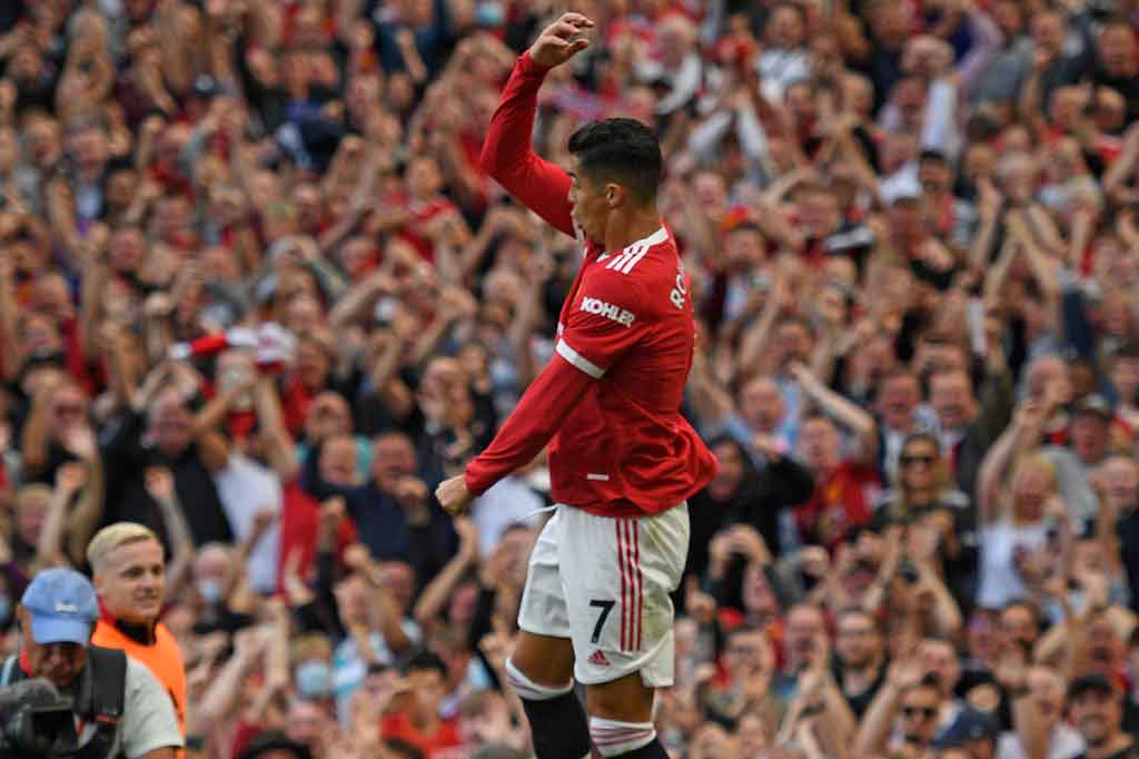 Fantastis! Ronaldo Cetak Brace di Laga Debut Kedua Bersama MU