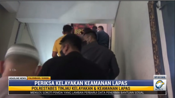 Cegah Kejadian Serupa Lapas Tangerang, Kelayakan Lapas di Palembang Diperiksa
