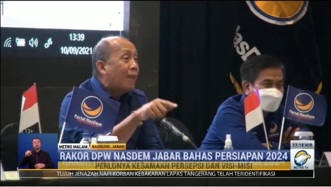Jelang Pemilu 2024, DPW Partai NasDem Jabar Gelar Rapat Koordinasi