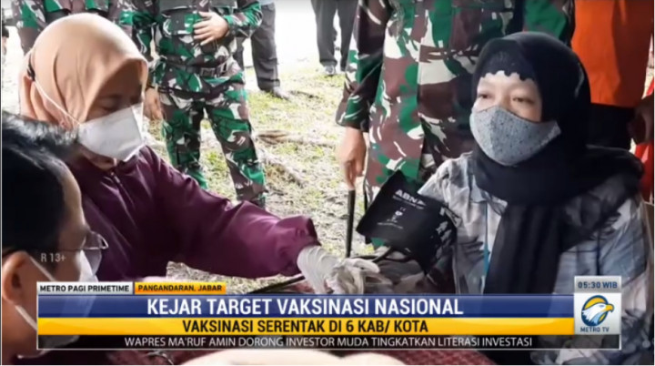 Pangdam Siliwangi Tinjau Serbuan Vaksinasi di 6 Kabupaten/Kota Jabar