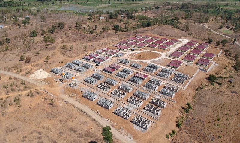 Rumah yang akan digunakan oleh para WNI baru eks pengungsi Timor Timur. Foto: Kementerian PUPR