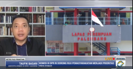 DPR Dorong RUU Pemasyarakatan Masuk Prolegnas 2021