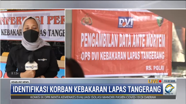 18 Jenazah Korban Kebakaran Lapas Tangerang Teridentifikasi
