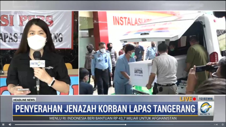 6 Jenazah Korban Kebakaran LP Tangerang Diserahkan ke Keluarga
