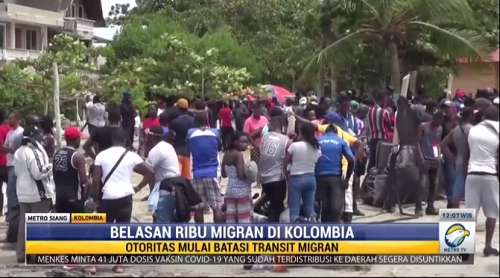 Jumlah Membludak, Otoritas Kolombia Batasi Transit Migran