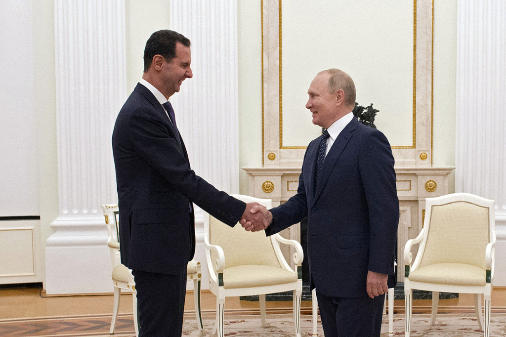 Momen Pertemuan Bashar al-Assad dan Vladimir Putin di Moskow