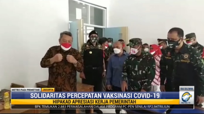 Keluarga Besar TNI AD Salurkan 15 Ribu Vaksin Covid-19 Sebulan Terakhir