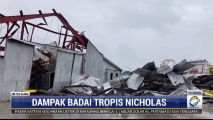 Lousiana dalam Situasi Darurat Usai Diterjang Badai Nicholas