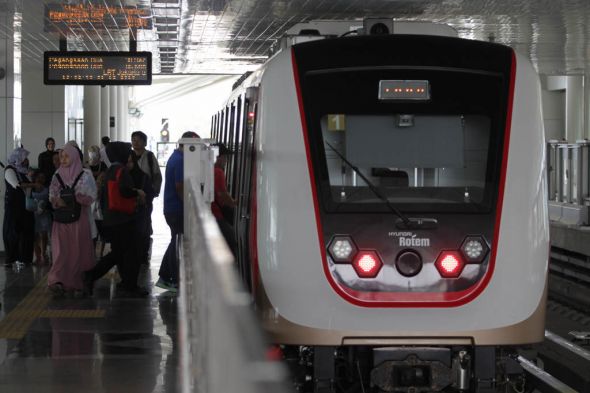 LRT. Foto : Mi/Erlangga.