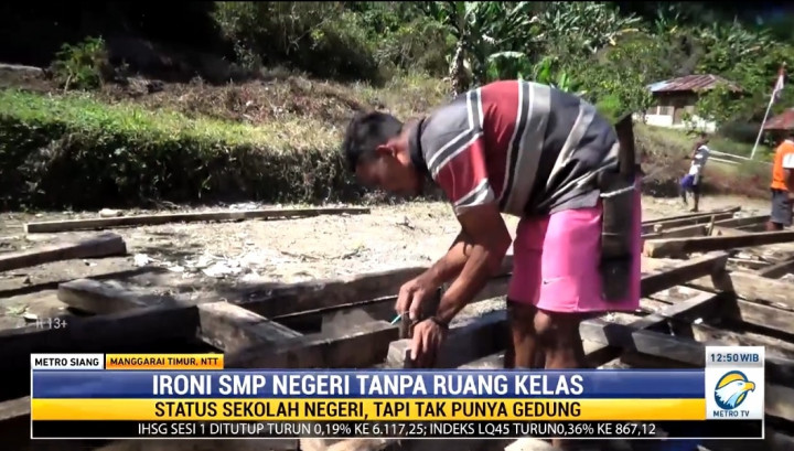 Miris! 8 Tahun Beroperasi, Sekolah Negeri Ini Tak Punya Ruang Kelas