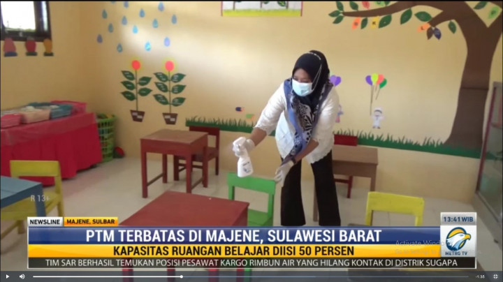 TK di Majene Gelar PTM Terbatas di Tengah Pandemi