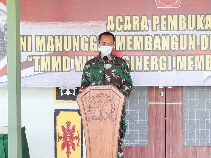 TNI Manunggal Gelar Membangun Desa ke-112 di Maluku