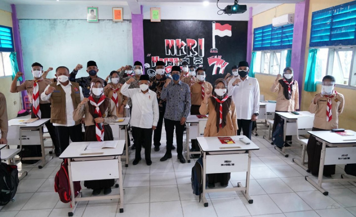 Wapres Pastikan PTM di Kabupaten Tangerang Sesuai Prokes