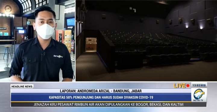 8 Bioskop di Bandung Buka, Suasana Masih Sepi