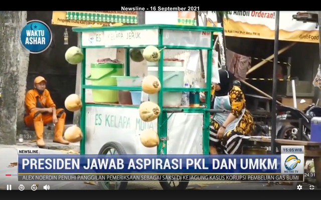 Jokowi Ingin PKL Terlibat dalam Penyaluran BLT