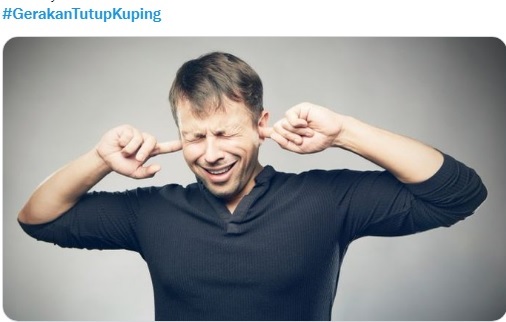 Gerakan Tutup Kuping Menggema di Twitter, Apa Maksudnya?