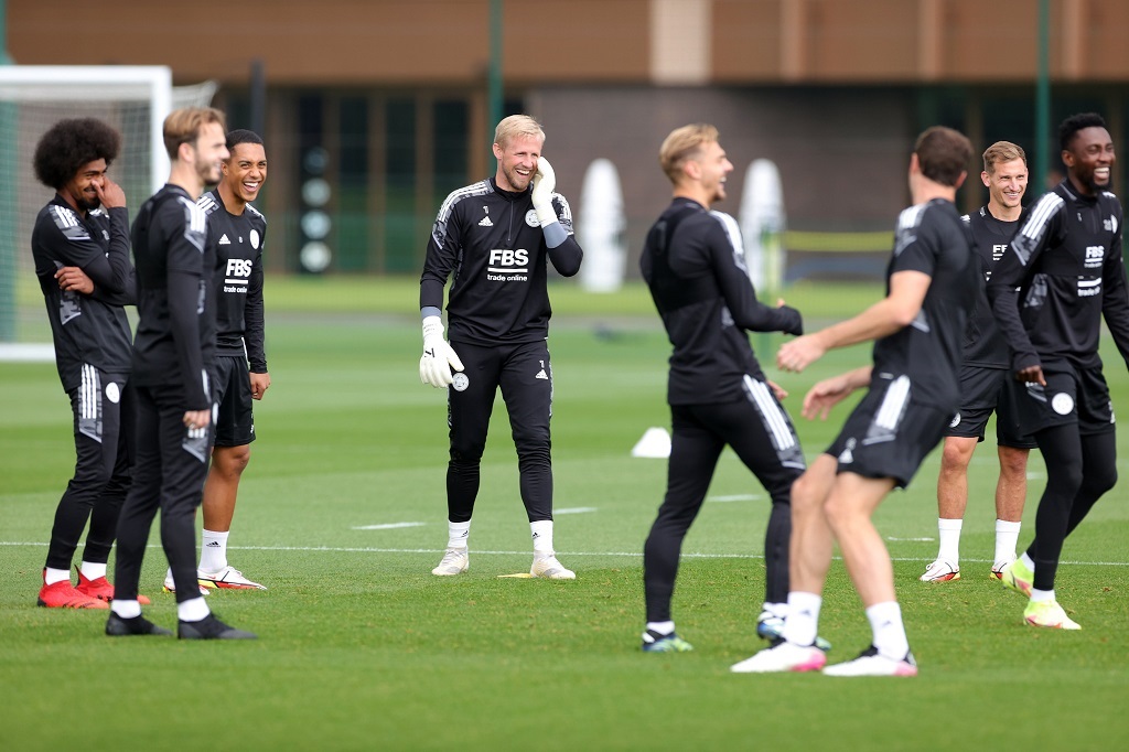 Sesi latihan Leicester City. (Foto: Twitter Leicester City)