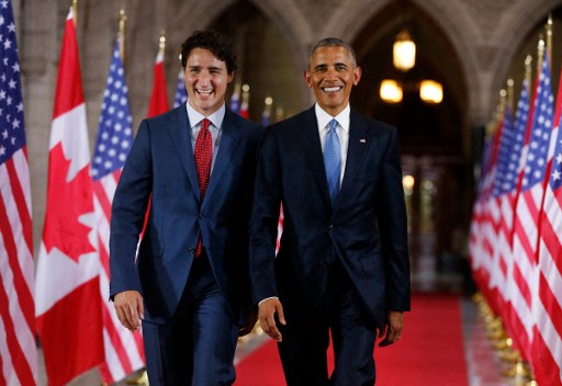 Obama Beri Dukungan ke Trudeau dalam Pemilu Kanada