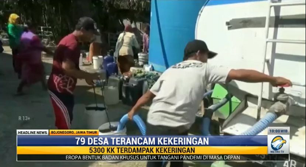 Musim Kemarau, 79 Desa di Bojonegoro Terancam Paceklik Air Bersih