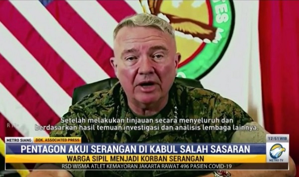 Tewaskan 10 Warga Sipil, AS Akui Serangan Drone di Kabul