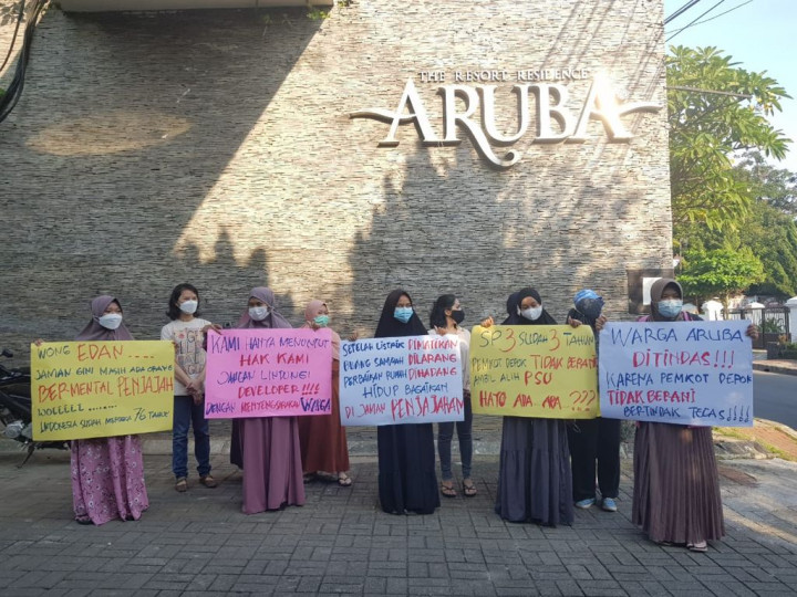 Warga Aruba Depok Tak Dapat Layanan Pengangkut Sampah Sejak 2017