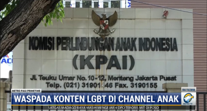 Kominfo Tutup Akses Tayangan Video LGBT di YouTube Kids